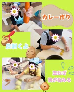 那珂教室～🍌フルーツサンド・カレー作り🍛～の様子（3）