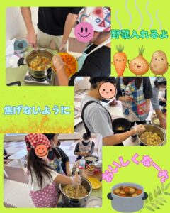 那珂教室～🍌フルーツサンド・カレー作り🍛～の様子（4）