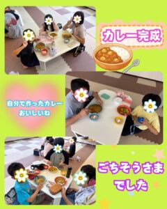 那珂教室～🍌フルーツサンド・カレー作り🍛～の様子（6）