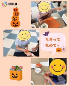 ひたちなか教室～ハロウィン製作～の様子（1）